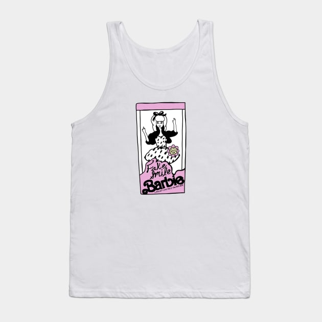 FAKE SMILE Tank Top by TriciaRobinsonIllustration